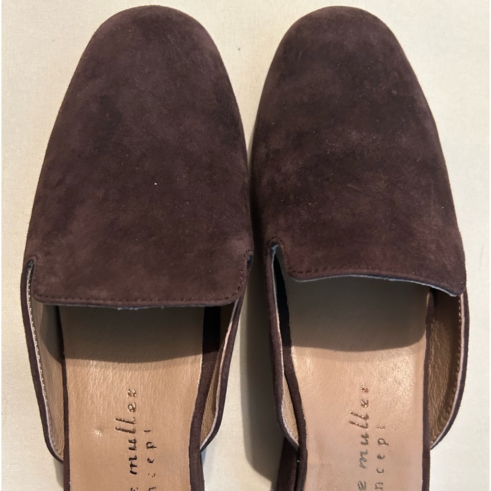 Women’s Bettye Muller Concept Beckett Mule Slip on Loafers (brown) size 6